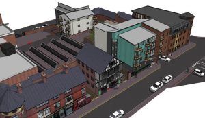 ctd architects drawing for High Street Project Leek Staffordshire