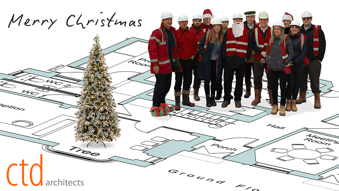 Merry Christmas from ctd architects in Leek, Staffordshire