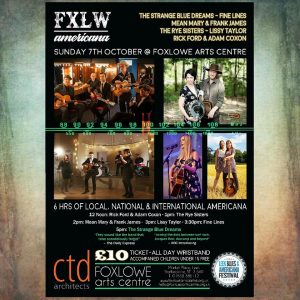 ctd architects sponsor FXLW event at Leek Blues & Americana Festival